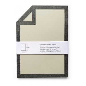 cuaderno de tapa blanda "file" hojas en blanco / beige / 10 x 14 cm :: imagen 9
