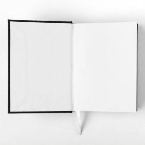 cuaderno de tapa dura "negro y blanco" hojas en blanco / 11 x 15 cm :: imagen 3