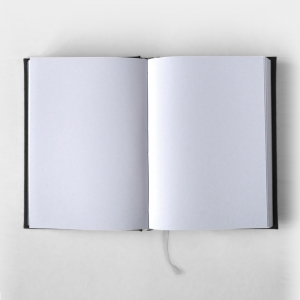 cuaderno de tapa dura "negro y blanco" hojas en blanco / 11 x 15 cm :: imagen 4