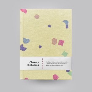 cuaderno de tapa dura "confeti" hojas en blanco / crema / 11 x 15 cm :: imagen 9