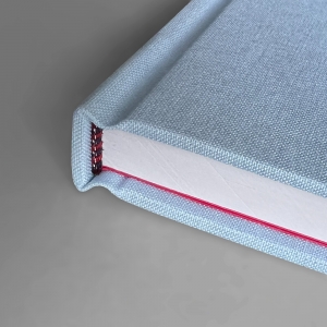 cuaderno de tapa dura "hola / adiós" hojas en blanco / azul claro / 11 x 15 cm :: imagen 8