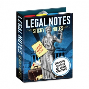 mini libro con notas adhesivas "notas legales" :: imagen 2