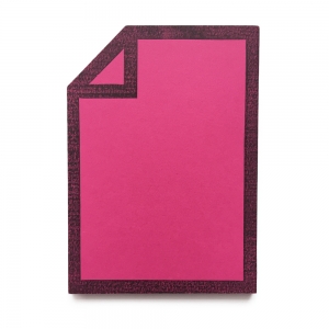 cuaderno de tapa blanda "file" hojas en blanco / rosa fucsia / 10 x 14 cm :: imagen 2