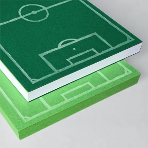 set de 2 blocs de notas "campo de fútbol" / A7 :: imagen 6