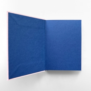 cuaderno de tapa dura "hola / adiós" hojas en blanco / rosa / 11 x 15 cm :: imagen 4
