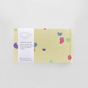 cuaderno de tapa dura "confeti" hojas en blanco / crema / 15 x 8,5 cm :: imagen 10
