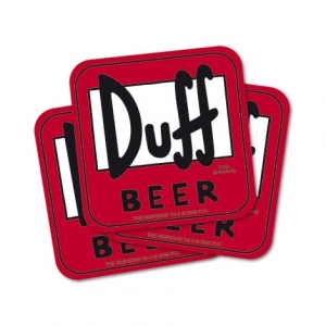 posavasos de cartón los simpson "duff beer" :: imagen 1