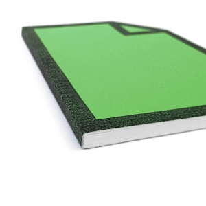 cuaderno de tapa blanda "file" hojas en blanco / verde / 10 x 14 cm :: imagen 6