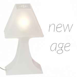 lámpara de mesa "new age" / blanco :: imagen 1