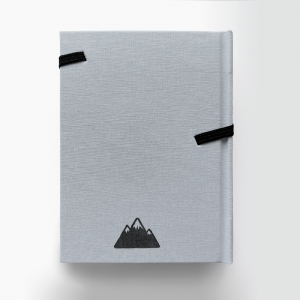 cuaderno de tapa dura "teleférico" hojas en blanco / gris / 11 x 15 cm :: imagen 3
