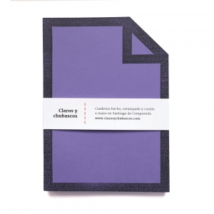 cuaderno de tapa blanda "file" hojas en blanco / violeta / 10 x 14 cm :: imagen 8