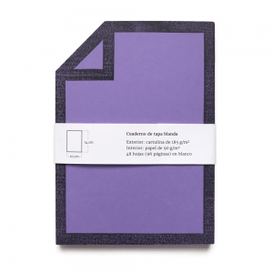 cuaderno de tapa blanda "file" hojas en blanco / violeta / 10 x 14 cm :: imagen 9