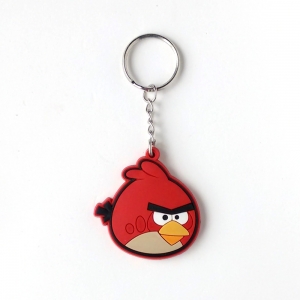 llavero de látex angry birds "pájaro rojo" :: imagen 1