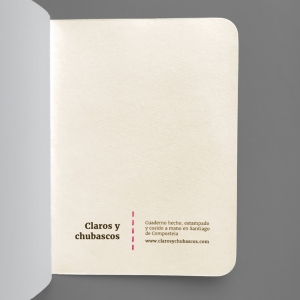 cuaderno de tapa blanda (cosido visto) "fiesta" / beige y gris / 10 x 14 cm :: imagen 4