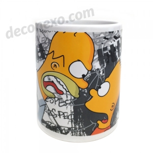 taza los simpson "why you little" :: imagen 2