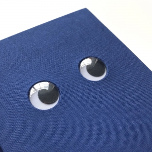 cuaderno de tapa dura "ojos móviles" hojas en blanco / azul oscuro / 11 x 15 cm :: imagen 7