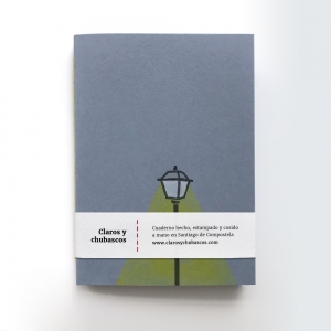 cuaderno de tapa blanda (cosido visto) "farola" hojas en blanco / gris oscuro / 10 x 14 cm :: imagen 10