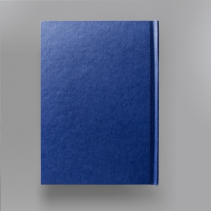 cuaderno de tapa dura "un 6 y un 4 la cara de tu retrato" hojas en blanco / azul / 11 x 15 cm :: imagen 2