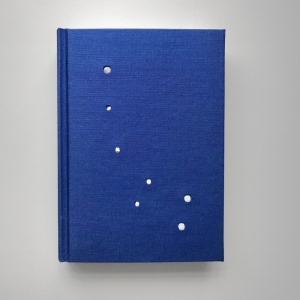 cuaderno de tapa dura "constelación osa menor" hojas en blanco / azul oscuro / 11 x 15 cm :: imagen 1