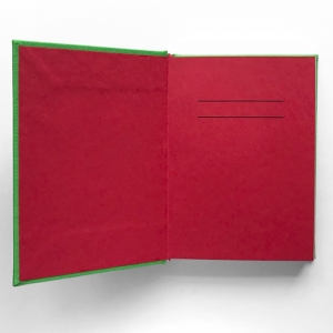 cuaderno de tapa dura "ojos móviles" hojas en blanco / verde / 11 x 15 cm :: imagen 3