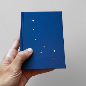 cuaderno de tapa dura "constelación osa menor" hojas en blanco / azul oscuro / 11 x 15 cm :: imagen 6