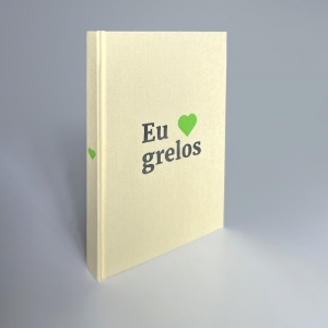 cuaderno de tapa dura "eu ♥ grelos" hojas en blanco / crema / 15 x 21 cm :: imagen 10