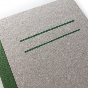 cuaderno "cartón visto" hojas en blanco / gris y verde / 10 x 14 cm :: imagen 9