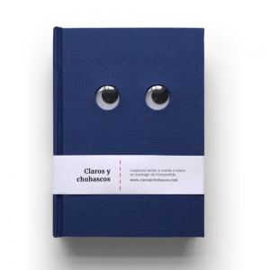 cuaderno de tapa dura "ojos móviles" hojas en blanco / azul oscuro / 11 x 15 cm :: imagen 11