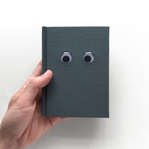 cuaderno de tapa dura "ojos móviles" hojas en blanco / gris oscuro / 11 x 15 cm :: imagen 10