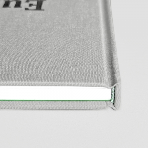 cuaderno de tapa dura "eu ♥ grelos" hojas en blanco / gris / 15 x 21 cm :: imagen 8