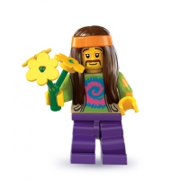 lego minifiguras serie 7 - hippie
