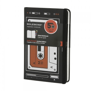 cuaderno moleskine edición limitada "audio cassette" hojas rayadas / pequeño :: imagen 7