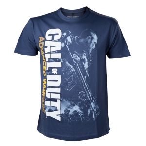 camiseta call of duty - advanced warfare "vertical logo and soldier" / Talla XL :: imagen 1