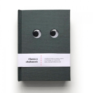 cuaderno de tapa dura "ojos móviles" hojas en blanco / gris oscuro / 11 x 15 cm :: imagen 11