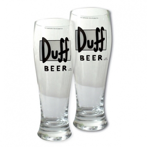 vasos de cerveza los simpson "duff beer" :: imagen 1