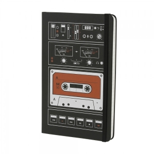 cuaderno moleskine edición limitada "audio cassette" hojas rayadas / grande :: imagen 1