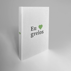 cuaderno de tapa dura "eu ♥ grelos" hojas en blanco / gris / 15 x 21 cm :: imagen 10