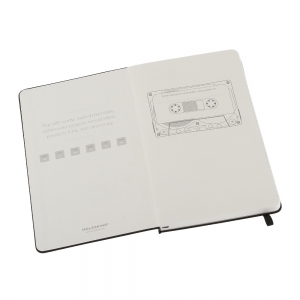 cuaderno moleskine edición limitada "audio cassette" hojas rayadas / grande :: imagen 2