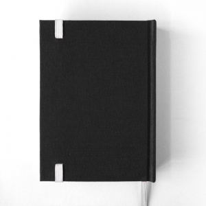 cuaderno de tapa dura "negro y blanco" hojas en blanco / 11 x 15 cm :: imagen 2