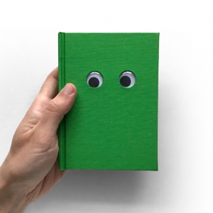 cuaderno de tapa dura "ojos móviles" hojas en blanco / verde / 11 x 15 cm :: imagen 10