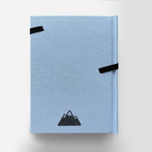 cuaderno de tapa dura "teleférico" hojas en blanco / azul claro / 11 x 15 cm :: imagen 3