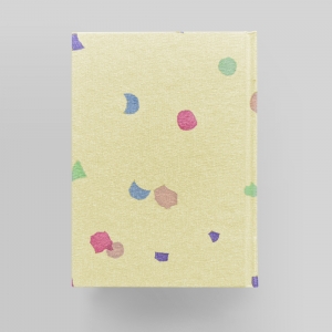 cuaderno de tapa dura "confeti" hojas en blanco / crema / 11 x 15 cm :: imagen 2