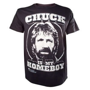 camiseta chuck norris "chuck is my homeboy" / Talla S :: imagen 1