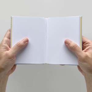 cuaderno de tapa dura "teleférico" hojas en blanco / azul claro / 11 x 15 cm :: imagen 5