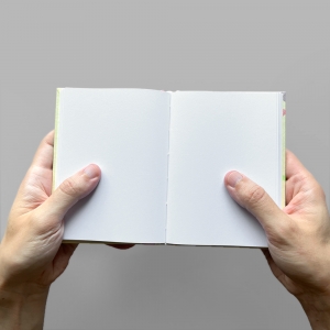 cuaderno de tapa dura "confeti" hojas en blanco / crema / 11 x 15 cm :: imagen 4