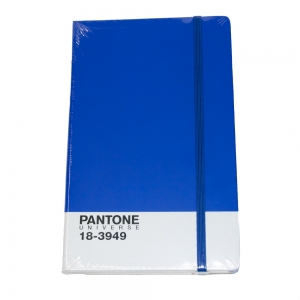 cuaderno pantone "classic collection" hojas rayadas / dazzling blue / grande :: imagen 1