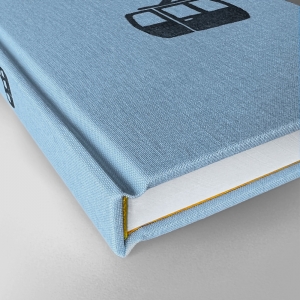 cuaderno de tapa dura "teleférico" hojas en blanco / azul claro / 11 x 15 cm :: imagen 7