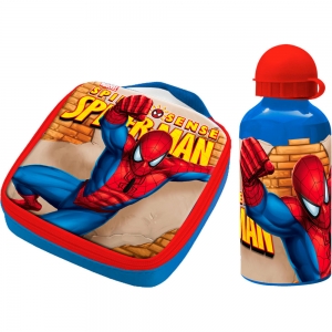 set de sandwichera térmica y cantimplora spider-man "spider-sense" :: imagen 1