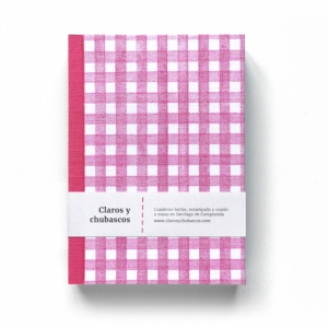 cuaderno "picnic" hojas en blanco / rosa fucsia y verde / 10 x 14 :: imagen 11