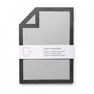 cuaderno de tapa blanda "file" hojas en blanco / gris claro / 10 x 14 cm :: imagen 9